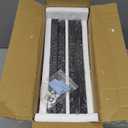 Trwcrt 4 Pack 8x10 Floating Picture Frame, Double Glass Picture Frames Display up to 10 x 12 photos for Desktop or Wall Hanging, Black