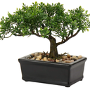 Artificial Bonsai Tree Juniper Faux Plants Indoor Small Fake Plants Decor with Ceramic Pots for Home Table Office Desk Bathroom Shelf Bedroom Living Room Farmhouse Decorations