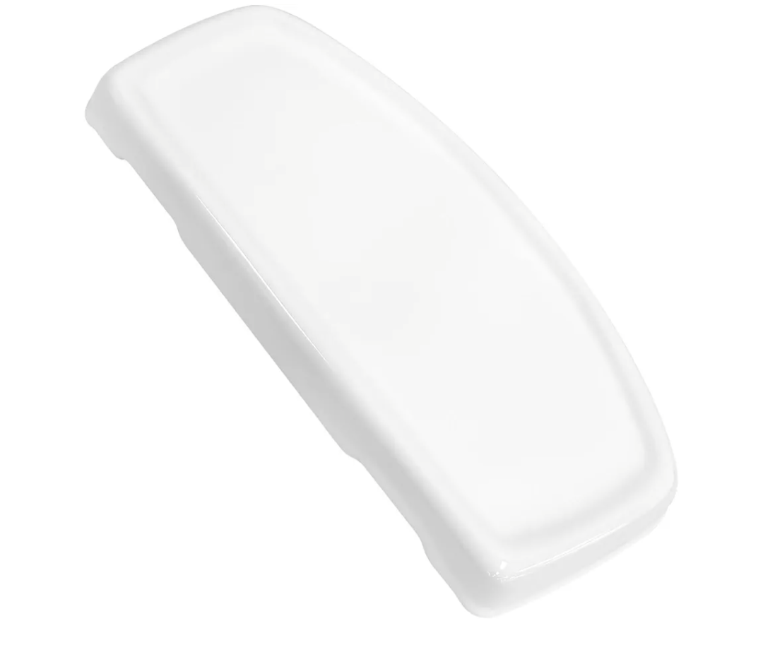 735121-400.020/4021 Porcelain Toilet Tank Lid Compatible with Cadet 3 1.6 GPF Two Piece Compact Toilet for Normal 12" Rough in Tanks Replace Models 2386.012, 2383.012, 2384.012