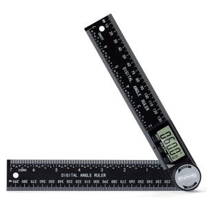 Digital Angle Finder Protractor, 7inch 200mm Angle Gauge Professional Measuring Tool, Third Generation Adjustable Angle Ruler, Quick Display for Carpentry Construction and Home Improvement