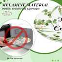 3Pcs Thank You Melamine Serving Tray 10 Inch Round Serving Platters Thank You for Celebrating with Us Food Tray for Wedding Birthday Baby Shower Party Favor Supplies