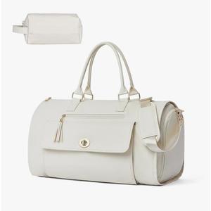 Carry on Garment Duffle Bag for Travel, 2 in 1 Hanging Suitcase Suit Bag for Women, Garment Bag Duffle Bag Combo with Shoe Pouch, Gifts for Women
