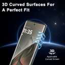 2+2 Pack for Motorola Edge 2025 Screen Protector and Camera Protectors, Fingerprint Support, Case Friendly, Bubble-Free, 9H Hardness Glass for Edge 2025