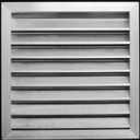 HVAC Premium 24"W x 24"H Aluminum Exterior Gable Louver Vent for Walls & Crawlspace - Weather-Resistant Air Grille with Screen Mesh - [Outer Dimensions 25.75"W x 25.75"H]
