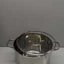 Amazon Basics Stainless Steel Stock Pot with Lid, 8 Quart, Even Heating, Easy to Clean, Silver