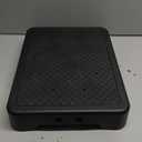 Ronlap One Step Stools for Adults, Portable Safety Step Platform for Seniors Small Plastic Bedside Step Stool Mobility Wide Step Stools Elderly Assistance for Shower Bed Car Stair Outdoor, Black-Black