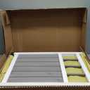 TRIXIE Cat Home with Balcony, Elevated Cat House, Weatherproof Shelter, Ideal for Cats and Small Dogs 17.5 x 17.5 x 25.5 in.