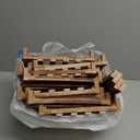 Sttoraboks Wooden Plant Stand Indoor with Grow Light, 4Tier Ladder Plant Shelf for Balcony, Living Room, or Corner | Carbonized Wood Plant Holder for Indoor Use, SpaceSaving Design