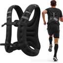 Weighted Vest, Weight Vest with Reflective Stripe, Body Weight Vest with Back Mesh Pocket for Women & Men, Home Gym & Outdoor Strength Training, 30lb