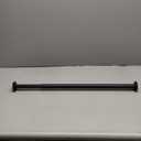 Ivilon Tension Curtain Rod - Hexagonal Spring Tension Rod for Windows or Shower, 24 to 36 Inch, Black
