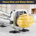 French Fry Cutter, Ruooson Professional Potato Cutter Slicer with 1/2 In Stainless Steel Blades, Great for Whole Potatoes Carrots Cucumbers.