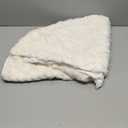 Faux Fur Christmas Tree Skirt: 36 Inch White Plush Faux Fur Christmas Tree Cover with Crossed Diamond Textured Pattern, Rustic Christmas Tree Decorations for Merry Christmas Home Décor Xmas Indoor