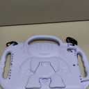 Kids Case for iPad 5th/6th Generation (9.7 inch, 2017/2018) & iPad Air 1/2 9.7" & Pro 9.7, Durable Shockproof Lightweight Kids Cover with Shoulder Strap/Handle/Kickstand, Light Blue