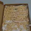 Light Khaki 24 Pcs Velvet Bows Christmas Tree Ornaments Valentines Day Bows Decoration for Garland Home Coquette Wedding Decor (9 x 13 Inch,Width of 1")