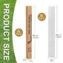6 Set 4x4x48 Inch Golf Club Shipping Boxes with Bubble Protector