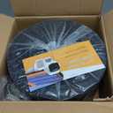 Solar Panel Bird Guard,6in x 100ft Critter Guard Roll Kit for Roof Protection Net Wire Screen, Rust-Proof Black PVC Coated Galvanized Net Pigeon Mesh with 70 Fastener Clips for Bird, Animal Control