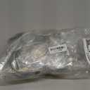 300 Pcs 58mm/2.28 inch Button Maker Supplies, 58mm Button Supplies Parts, (Approx. 2.25 inch) Round Badge Blank Button Pins, Includes Metal Pin Back Cover, Metal Cover, Clear Film