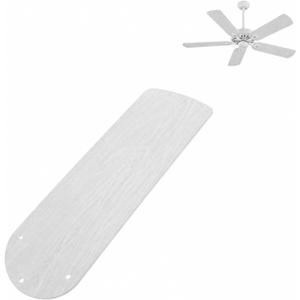 Ipetboom 20. 7 Inch Wood Grain Ceiling Fan Replacement Blades, Plastic Leaf Set for Living Room, Bedroom & Dining Area, Realistic Walnut Finish, Universal Spare Parts