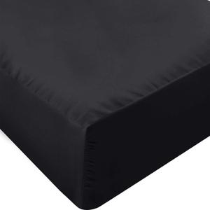 Bedding Twin Fitted Sheet - Bottom Sheet - Deep Pocket - Soft Microfiber - Shrinkage and Fade Resistant - Easy Care -1 Fitted Sheet Only 