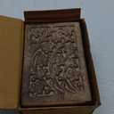 New Age Imports, Inc. GIFT IDEAS~ Floral Carved Handmade Wooden Box 4 inches by 6 inches~Ideal for storing Jewelry, Coins, Tartot cards, Small Treasures, URN Box & etc (Floral Carved 4"x6")