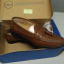 Nunn Bush Mens Strafford Woven (8, Cognac)
