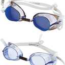 Speedo Unisex-Adult Swim Goggles Swedish (One Size, Blue)
