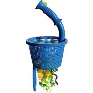 DebrisZ B9 Skimmer Basket for Inground Pool - Patented Handle & Quick Release Empty. New Heavy Duty Design with Greater Strength, Fits Popular U3 Style Pool Skimmers