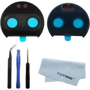 Replacement Part for Motorola Moto Z2 Force Camera Glass Lens (Glass Only) with Adhesive Pre-Installed Tools Kits