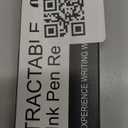 U-RIGHT 24 Pcs Retractable Black Gel Ink Refills, 0.5 mm Point Black Ink