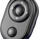 Bluetooth Remote & Page Turner Control - Can Also Use to Scroll Videos for Tiktok and Control to Play/Pause The Video - It Can Work with Most Cellphones/Tablets (Andriod 8.0+ and iOS 6.0+)