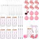 6 Sets Pink Bow Baby Shower Prizes Teen Party Favors for Guest, Standard