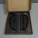 Motorcycle Front Rider Floorboards Pedal Set Fits for Kawasaki Vulcan S EN650 2015-2025, Wide Foot Rest Pegs Motorbike Pedal Black