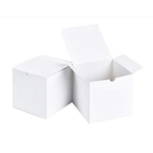SHIPKEY 10PCS White Gift Boxes with Lids | 5x5x5 Inch Durable Square Gift Boxes | Gift Box for Wedding, Christmas, Holidays, Birthdays and All Other Occasions