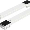 Ronlap Furniture Washing Machine Dolly, Extendable Appliance Rollers Refrigerator Heavy Duty, Washing Machine Stand Wheels Fridge Appliance Dolly Movers Mobile Washer and Dryer Moving Base, White