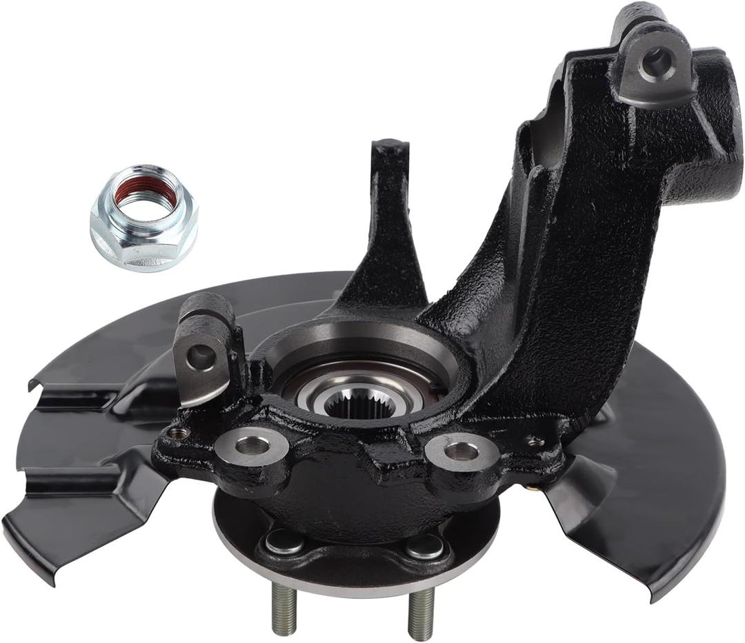 Steering Knuckle Wheel Bearing Hub Front Left Driver Side Compatible with 2013-2019 Ford Escape, Replace LK143 CV6Z2K005C