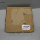 8x8 Shadow Box Frame with Linen Back - Sturdy Rustic Memory Display Case of Flower, Pictures, Medals and More, Rustic Brown