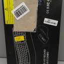 Wireless Keyboard and Mouse Combo, 2.4G Full Size Wave Keys Ergonomic Keyboard with Wrist Rest and 3-Level DPI Adjustable Wireless Ergonomic Mouse for Windows, Mac OS Desktop/Laptop/PC(Black)