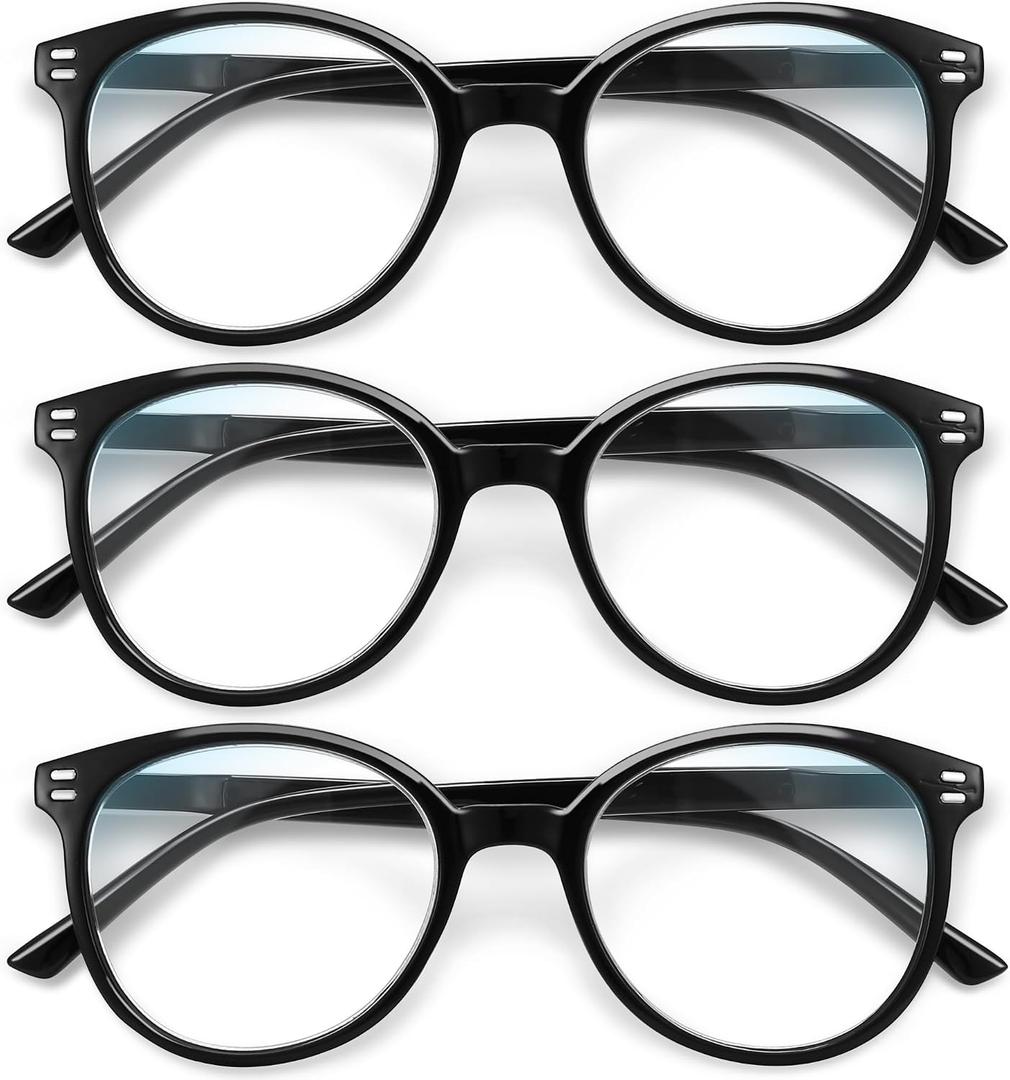 GIBLOGO Reading Glasses for Women/Men Eye Glasses Blue Light Reading Glasses Cheaters Eyeglasses