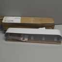 xympo Modern Wall-Mounted Coat Rack with Shelf  Heavy-Duty Steel, 5 Sturdy Hooks, Powder-Coated Finish, Space-Saving Entryway Organizer with Mounting Hardware  Sleek & Minimalist Design (White)