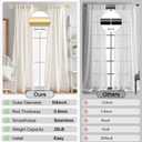 Hei!Dear Blackout Curtain Rod for Windows 48 to 84 inch (4-7Ft), Wrap Around Room Darkening Curtain Rods, 5/8" Samll Adjustable Modern Decorative Window rod,Gold (48-90"1 pack)