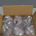 US Acrylic Classic Clear Plastic Reusable Drinking Glasses (Set of 6) 16oz Water Cups | BPA-Free Tumblers, Made in USA | Top-Rack Dishwasher Safe