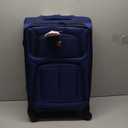 SwissGear Sion Softside Expandable Luggage – Carry-On Suitcase with 360 Degree Wheels & Retractable Handle – 21 Inch, Perfect for 1-3 Night Trips – Blue