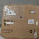 Aodisman Dog Stairs for High Bed 22.6" H,5-Step Dog Steps for Small Dogs and Cats,Indoor Non-Slip Balanced Pet Stairs are Suitable for Puppy,Older Cat,Grey