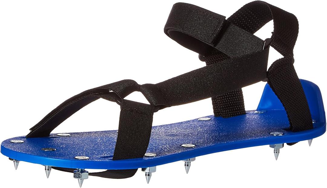 SPIKED SANDALS - PLASTIC - 3/4" SPIKES-VELCRO STRAPS (PR) (Original Version, Size: 3)