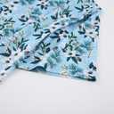 Alex Vando Mens Hawaiian Golf Shirt Moisture Wicking Digital Print Golf Shirts for Men (White Christmas Flower)