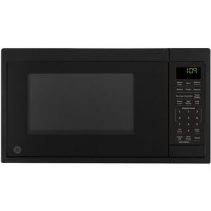 GE Countertop Microwave Oven, Compact 0.9 Cubic Ft., 900-watt Capacity, 7 Auto Cooking Settings, Child-Lock Technology, Kitchen Essentials for the Countertop, Dorm Room or Apartment, Black