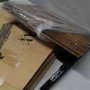 lAX WABER Keyboard Tray Under Desk Pull Out with Extra Sturdy C Clamp Mount System, 27.3 (32.5 inch Including Clamps) x 11 Inch Slide-Out Platform Computer Drawer for Typing Vintage AX01WG02