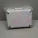 Record Player with Built-in Stereo Speakers 3-Speed Bluetooth Portable Suitcase Vinyl Record Player Treble & Bass Gain Belt Drive Vintage Turntable AUX Line-in/Out, White