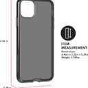 tech21 Pure Tint Protective Phone Case for Apple iPhone 11 Pro Max, Carbon