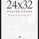 Americanflat 24x32 Poster Frame - Slim Molding - Black